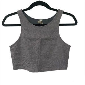 Free People Movement Gray High Neck Bra Top - image 1